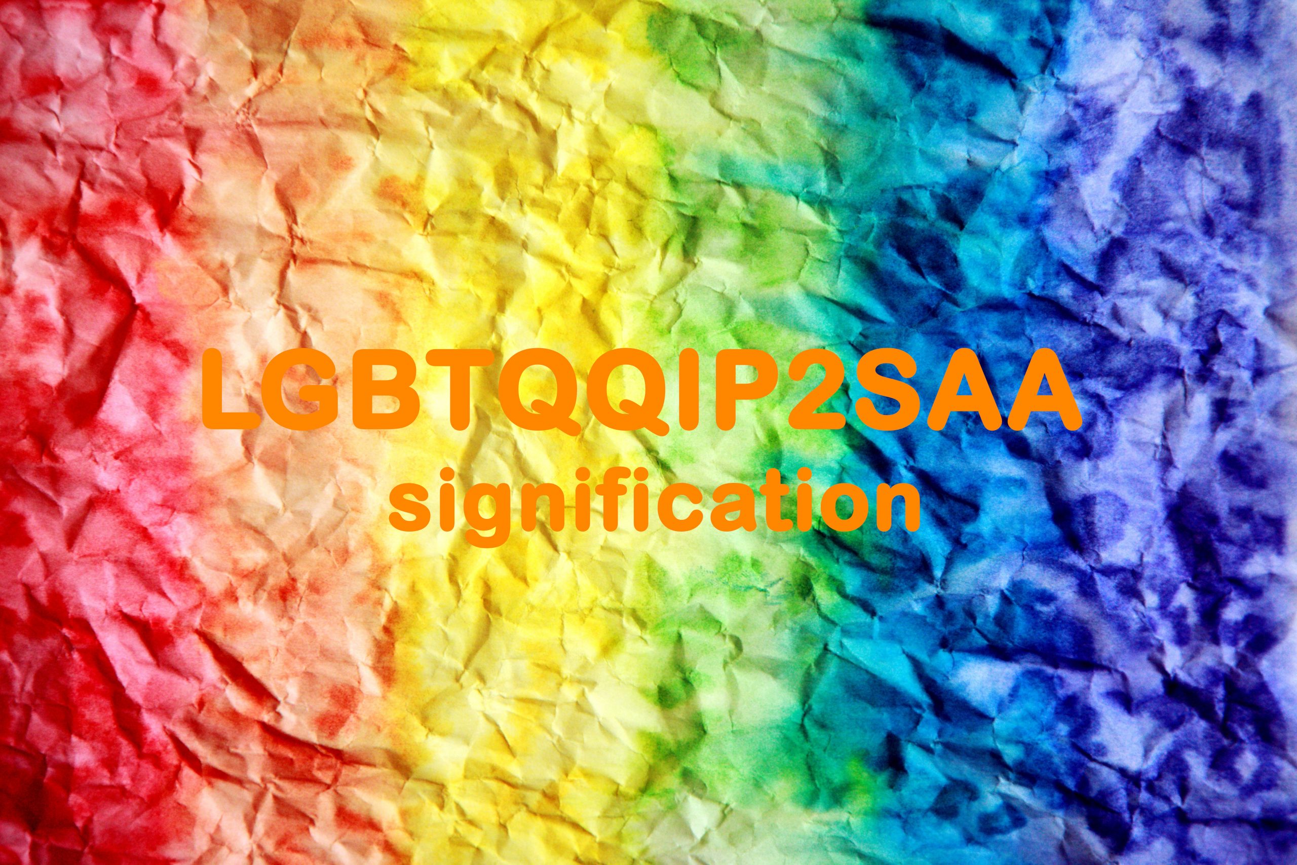 LGBTQQIP2SAA signification