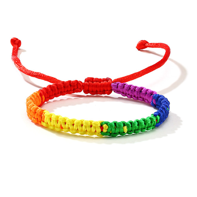 Bracelet brésilien arc-en-ciel - Boutique-LGBTQIA